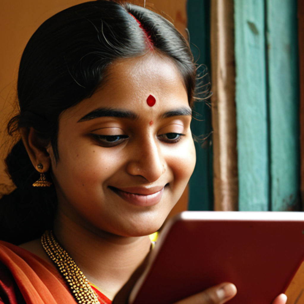 스토리텔러와 디지털 시대의 도전 과제 - **Prompt 1: The Heart of Digital Connection**
A close-up, warm, and inviting portrait of a young...