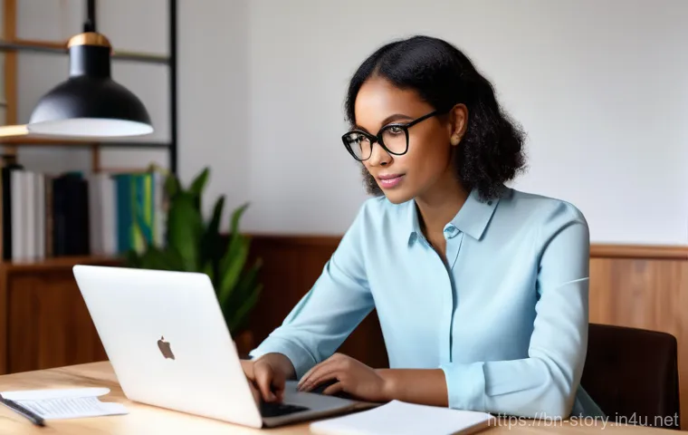 스토리텔러 자격증과 관련된 준비 과정과 성공 전략 분석과 연구 - **Prompt:** A young, enthusiastic woman in her late 20s, wearing smart casual attire (e.g., a neatly...