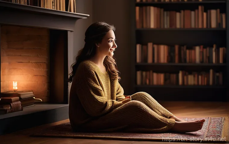 스토리텔러 관련 직업과 스토리 제작 방법과 사례 분석과 연구 - **Prompt:** A warm, inviting scene of a female storyteller, perhaps in her late 20s or early 30s, dr...