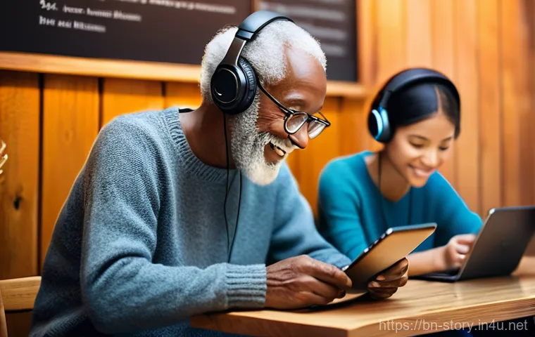 스토리텔러 실기 시험의 핵심 주제 - **Prompt 1: The Heart of Authentic Storytelling**
"A cozy, sunlit cafe interior. A young woman w...