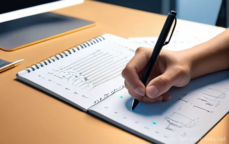 스토리텔러 실기 시험의 핵심 주제 - **Prompt 2: Dynamic Digital Storytelling Experience**
    "A vibrant, futuristic digital workspace. ...