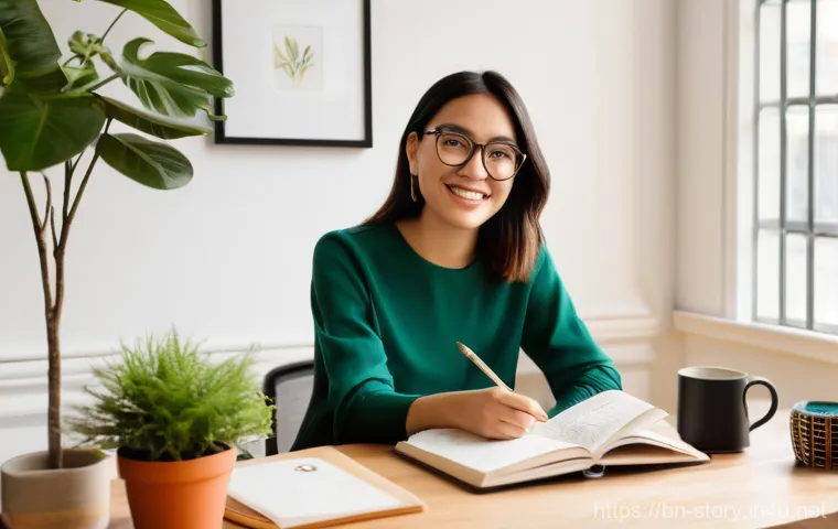 스토리텔러 직업과 관련된 다양한 스토리 제작 방법과 전략 분석 - **"Discovering Your Unique Storytelling Voice"**
A young, diverse content creator (e.g., female,...