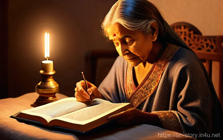 스토리텔러 직업을 선택한 이유 - **Prompt: The Genesis of a Storyteller's Dream**
"A cozy, warm-toned illustration of a young chi...