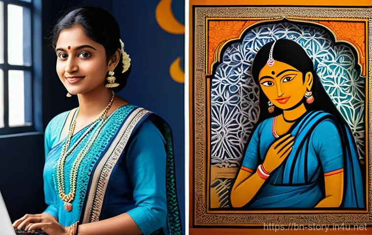 스토리텔러가 알아야 할 문화적 차이 - **Vibrant Pohela Boishakh Celebration in a Bengali Village:**
    A dynamic and colorful outdoor sce...