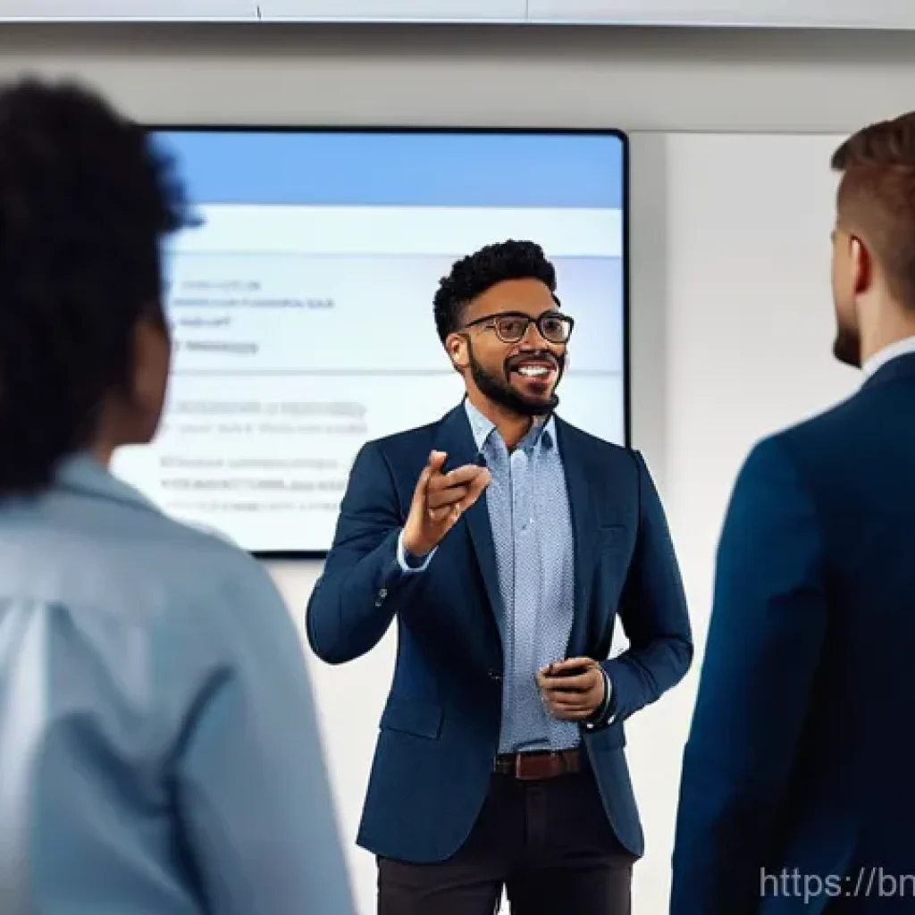 스토리텔러 자격증 시험 출제 경향 - **Prompt:** A diverse group of attentive young adults and professionals, dressed in smart casual and...