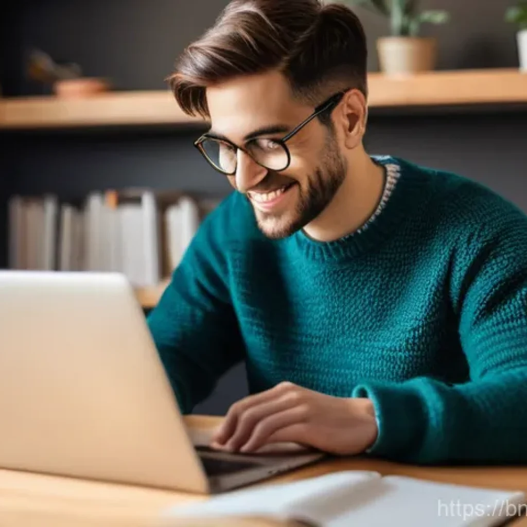 스토리텔러 실무에서 스토리 큐레이션 활용 - **Prompt:** A vibrant, close-up shot of a young adult (gender-neutral, 20s-30s) intensely focused on...